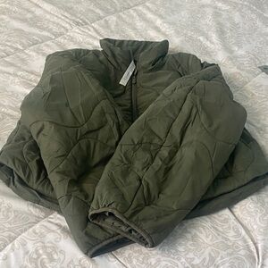 lululemon athletica Olive Green Puffer Jacket